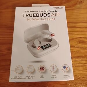 Truebuds Air GabbaGoods Wireless pods premium electronics 8d sound white earbuds